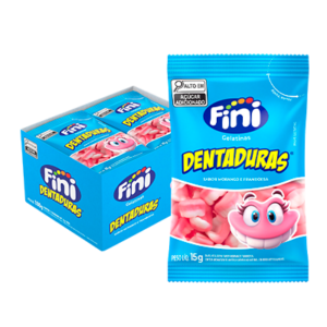 BALA GELATINA DENTADURAS 12X15G FINI