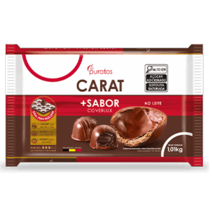 CHOCOLATE AO LEITE CARAT COVERLUX B 1,01KG PURATOS