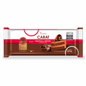 CHOCOLATE AO LEITE CARAT COVERSHAVE RASPAS 2,01KG PURATOS