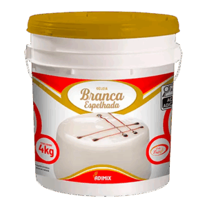 COBERTURA ESPELHADA BRANCA 4KG ADIMIX