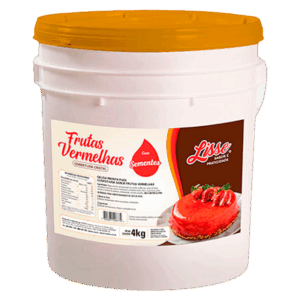 COBERTURA FRUTAS VERM 4KG LISSE